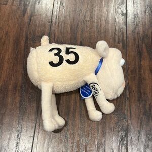 Serta Sheep #35 Plush 8" Curto Toy Stuffed Animal Toy Mattress Blue Eyes Lamb